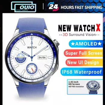 Новинка 2024, умные часы OPPO Watch X с GPS, компасом, планшетом, планшетом, часами AMOLED 466*466, HD-экраном, Bluetooth, звонками, мужские умные часы