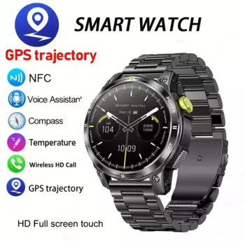 Новинка 2024, умные часы с GPS, Bluetooth, звонки, IP68, компас, отслеживание движения, мониторинг здоровья, мужские и женские умные часы