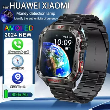Новинка 2024, умные часы Ultra HD с экраном 2,01 дюйма, спортивный трек, HD Bluetooth Вызов, большой аккумулятор 600 мАч, набор 400 +, подходит для Huawei Xiaomi