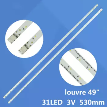 Новинка, 2 шт./компл., 31LED 515 мм Светодиодная лента для подсветки для Samsung Louvre 49 160628 R L Diamond BN96-4659A 4660A, BN95-03721A, UE49K5100