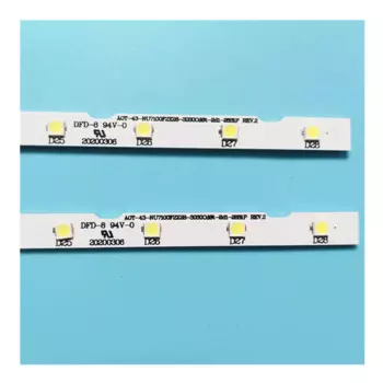 Новинка, 30 шт./лот, 28LED Светодиодная лента с подсветкой для Samsung UE43NU7100U AOT_43_NU7100F UE43NU7120U UE43NU7170U BN96-45954A UE43NU7100
