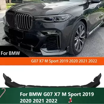 Новинка! 3 шт. передний бампер, спойлер, диффузор, разветвители для BMW G07 X7 M Sport 2019 2020 2021 2022, комплект кузова, фартуки, защитная накладка
