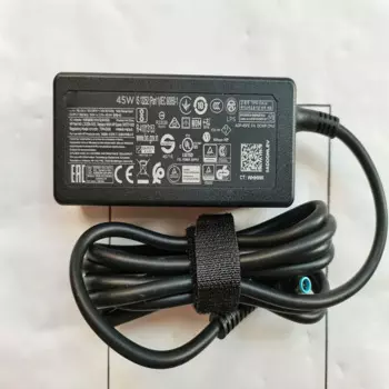Новинка, адаптер переменного тока с голубым наконечником для HP Pavilion x360 14M-DH1001DX 19,5 в 741727 а 45 Вт, оригинальное зарядное устройство Puryuan