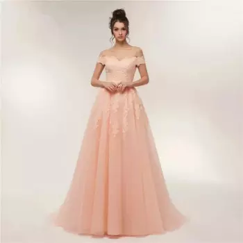 Новинка Африканские свадебные платья с открытыми плечами 2021 Аппликация Vestido De Noiva Princess Свадебные платья в богемном стиле