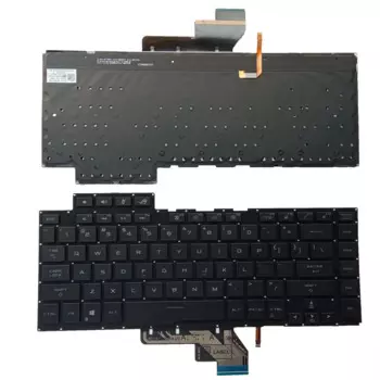 Новинка для Asus Zephyrus GX502GV GX502GW GX502GV-PB74 клавиатура US цвета подсветки