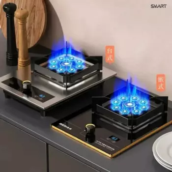 Новинка для домашней кухни, газовая плита с одной конфоркой и большим пламенем для природного сжиженного нефтяного газа, с газовая плита с варочной панелью