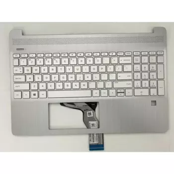 Новинка для HP 15-EF 15-DY 15S-EQ 15-EF0023DX клавиатура с упором для рук L63579-001 W с подсветкой