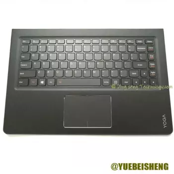 Новинка для Lenovo ideapad YOGA 4 PRO Yoga 900-13ISK Yoga 900-13 Клавиатура США Верхняя Крышка корпуса Сенсорная панель подсветка 5CB0K48472