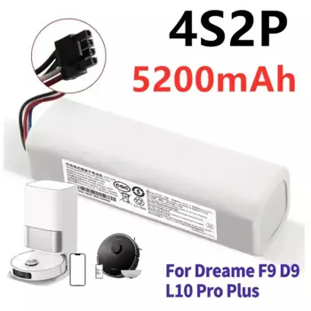 Новинка. Jia Аккумулятор для робота-пылесоса pack. 1T, 2T. STYTJ01ZHM. STYTJ02ZHM 14,4 V 6800 mAh