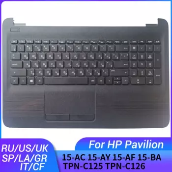Новинка, клавиатура для ноутбука HP 15-AC 15-AY 15-AF 15-BA TPN-C125 с палитрой, верхняя испанская/Латиноамериканская/Британская/немецкая/Русская/итальянская/CF Клавиатура для ноутбука