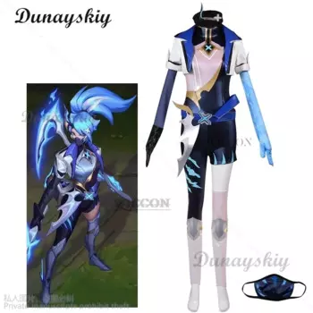 Новинка, косплей-костюм LOL Star Guardian Akali, Женский костюм для косплея, полный комплект, сексуальный костюм на Хэллоуин
