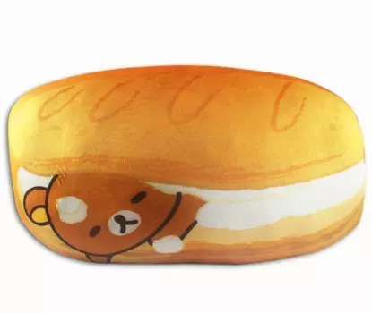 Новинка, милая медведь Rilakkuma, пекарская серия, сковорода, большие плюшевые подушки, подушка, игрушка, кукла, 40 см, подарки для детей