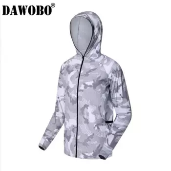 Новинка, Мужская/женская рубашка для рыбалки DAWOBO, уличная спортивная одежда, Джерси для рыбалки с защитой от УФ излучения, рыболовные снасти, рыболовная одежда, спортивная одежда