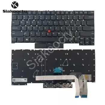 Новинка/Оригинальная клавиатура Lenovo ThinkPad T490S T495S US без подсветки Wo/Frame 02HM424