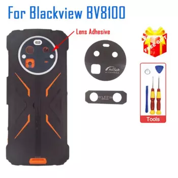 Новинка, оригинальная крышка батарейного отсека Blackview BV8100, объектив камеры заднего вида, приемник светодиодных линз фонарика для смартфона Blackview BV8100