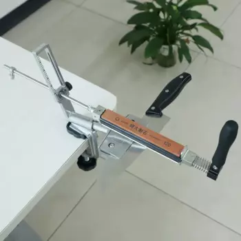 Новинка, профессиональная точилка для ножей с тонкой настройкой и фиксированным углом, домашняя кухонная точилка, точильный камень из драгоценного камня, Лидер продаж