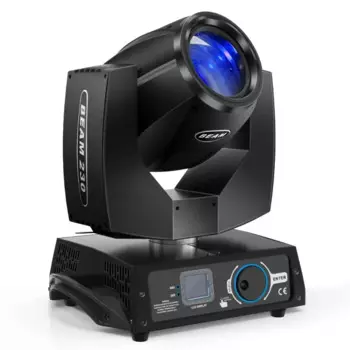 Новинка, профессиональный черный светодиод Dmx Sharpy 7r Beam 230 Вт, движущийся прожектор