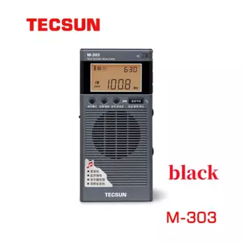 Новинка, яркий карманный FM радиоприемник Tecsun, Bluetooth, музыкальный проигрыватель с функцией записи, TF-карта, проигрыватель Tecsun M303, радио