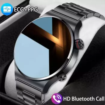 Новинка, умные часы с Bluetooth-вызовом, мужской полноэкранный спортивный браслет, водонепроницаемые Смарт-часы с ЭКГ + ППГ, монитором здоровья для Android и IOS