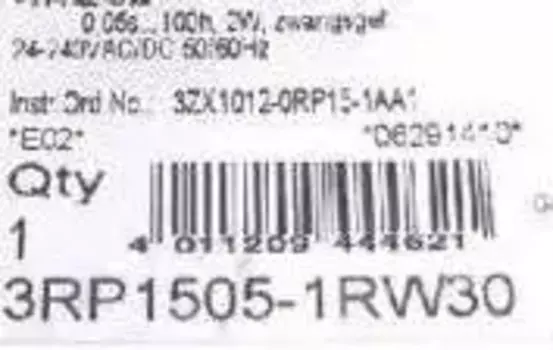 Новое и оригинальное в коробке реле 3RP1505-1RW30