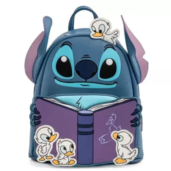 Новое поступление, мини-рюкзак Lilo & Stitch Story Time, Большой Вместительный милый детский рюкзак, рюкзак для студентов, синие подарки