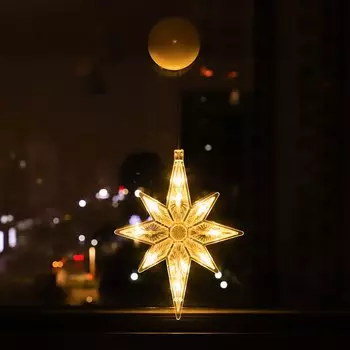 Новогодний светодиодный светильник снежинка