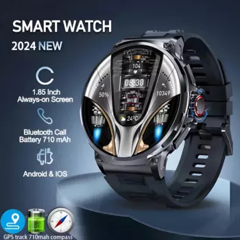 Новые 1,85-дюймовые умные часы Ultra HD с GPS-треком, Bluetooth-звонком, 710 мАч, большой аккумулятор, спортивные умные часы для фитнеса для Huawei Xiaomi