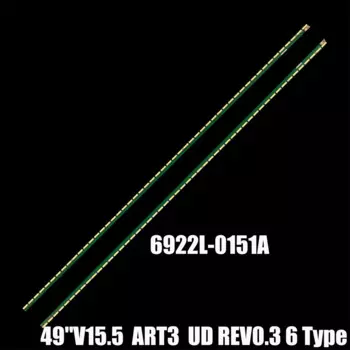 Новые 30 шт. светодиодная лента подсветки для LG 49UF6800 49UF6430 49UF6490 49UF770V 49UF680V 49UF7707 6922L-0151A 401-1 49 V15.5 ART3 UD