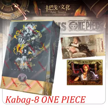 Новые карты One Piece Kabag серии 8 Луффи Зоро Санджи Нами Редкий персонаж Аниме Коллекционная карта Детские игрушки Рождественский подарок на день рождения