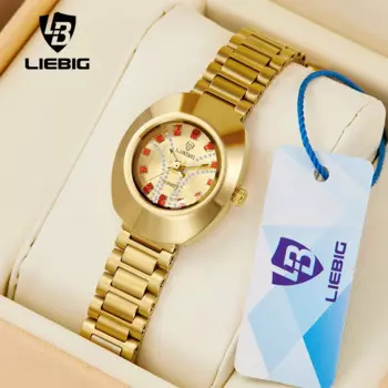 Новые модные часы LIEBIG в комплекте оригинальные женские кварцевые наручные часы лучший бренд женские водонепроницаемые часы Relogio Feminino