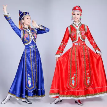 Новые монгольские костюмы, женская одежда, внутренние костюмы, монгольское платье, платье для взрослых