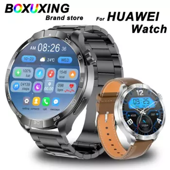 Новые мужские Смарт-часы с GPS ДЛЯ Huawei, экран 1,85 дюйма 360*360 HD, пульсометр, Bluetooth, телефонные звонки, NFC, IP68, водонепроницаемые спортивные Смарт-часы