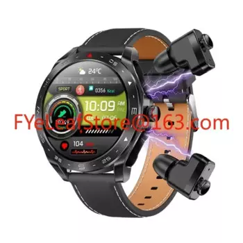 Новые тренды, 2 в 1, TWS Смарт-часы T95 1,52 дюйма IPS Fitcloudpro BT, звонки, музыка, воспроизведение музыки, гарнитура, мужские спортивные часы с наушниками, Смарт-часы T95