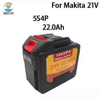 Новый 18 В 21 В 5S4P 22.0 Ач литиевая аккумуляторная батарея для Makita 18 В электроинструменты аккумуляторный гаечный ключ пила дрель шлифовальная машина отвертка