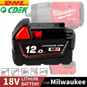 Новый 18 В для Milwaukee M18 M18B6 18 В XC 12 Ач 9 Ач литий-ионный аккумулятор 48-11-1860/зарядное устройство