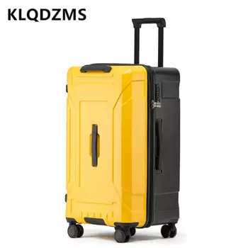 Новый 24-дюймовый 28-дюймовый чемодан KLQDZMS, Мужская тележка большой вместимости, предметы первой необходимости для семейного путешествия, Женский чемодан на колесах