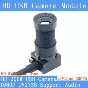 Новый 5-мегапиксельный 25 мм объектив 1080P Full HD USB модуль камеры 30Fps высокоскоростная мини камера видеонаблюдения UVC веб-камера Микрофон Fr Android Windows