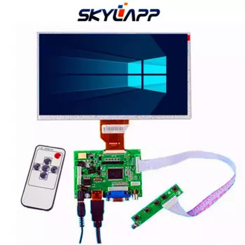 Новый 7-дюймовый ЖК-дисплей, сенсорный экран, TFT-монитор AT070TN90 с HDMI VGA входом, плата драйвера, контроллер для Raspberry Pi (без касания