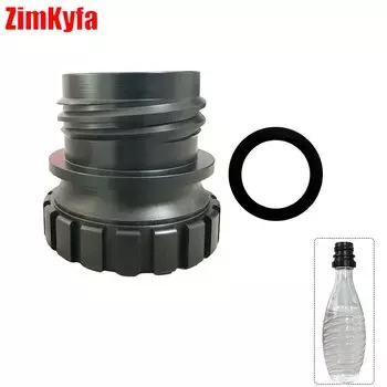 Новый адаптер для бутылки с газировкой Quick Connect для стеклянной бутылки Soda Crystal 0,7 л, совместимый с машиной для газировки Terra, Art, Aqua Fizz