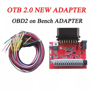 Новый адаптер OTB 2 0 OBD2 на верстаке адаптер для KT200ii KT200 Foxprog Tag Flash ECU Программатор инструмент 3 способа загрузки OTB режим