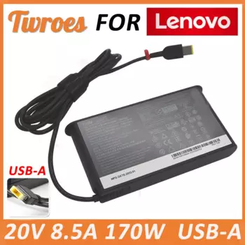 Новый адаптер питания 20 в 170 а Вт для зарядного устройства ноутбука Lenovo Legion 5 Y7000P Y720-15 P50 P51 P70 P71 T440p T540p W540 W541 45N0514