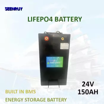Новый аккумулятор 24 в 150 Ач LFP lifepo4 с smart BMS идеально подходит для RV грузоподъемник тележки для гольфа BUS