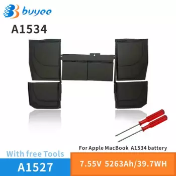 Новый аккумулятор A1527 A1705 для ноутбука Apple Macbook 12 дюймов A1534 (ранняя 2015-Mid 2017) MF865LL/A MK4M2CH ноутбук Smart 5263 мАч 7,6 В