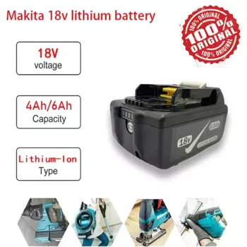 Новый аккумулятор BL1850 для Makita 18V1865 0 литий-ионный перезаряжаемый аккумулятор подходит для электроинструментов Makita BL1860 BL1830 LXT400