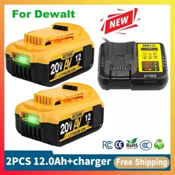 Новый аккумулятор DCB200 для электроинструментов Dewalt 18 в 20 в, перезаряжаемые аксессуары для электроинструментов, литиевые батареи на замену DCB200 DCB184