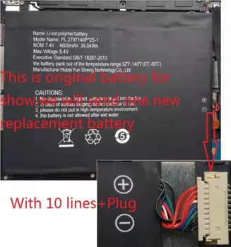 Новый аккумулятор для планшетного ПК Digma CITI E302 ES3009EW, сменный литий-полимерный аккумулятор PL2797140P * 2S-1, 7,4 В, 5500 мАч