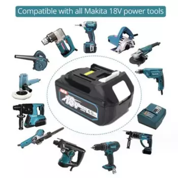Новый аккумулятор M18V 18 в 6 Ач для беспроводных дрелей makita bl1850B Li-Ion BL1840B BL1860 BL1890 BL1815 BL1830 BL1835