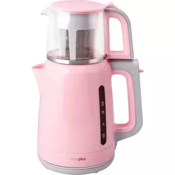 Новый энергосберегающий чайник для горячего чая Cookplus 1501, пивоваренный чайник 2020, Сделано в Турции, розовый и кремовый