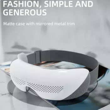 Новый Bluetooth-массажер для глаз, музыкальная умная нагревательная компрессионная маска для глаз с воздушной подушкой для мигрени для расслабления напряжения глаз и улучшения сна