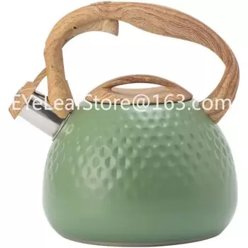 Новый чайник со свистком Green Hammer Pattern